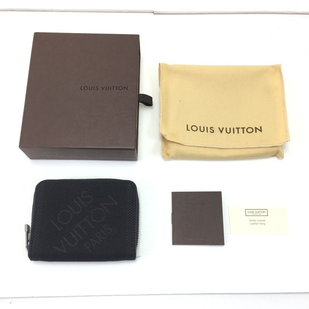 LOUIS VUITTON ルイヴィトン コインケース ダミエ・ジェアン ジッピーコインパース N63088 ブラック