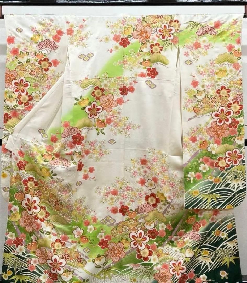 振袖 金駒 金彩 紋意匠 パールトーン加工済 MO3728