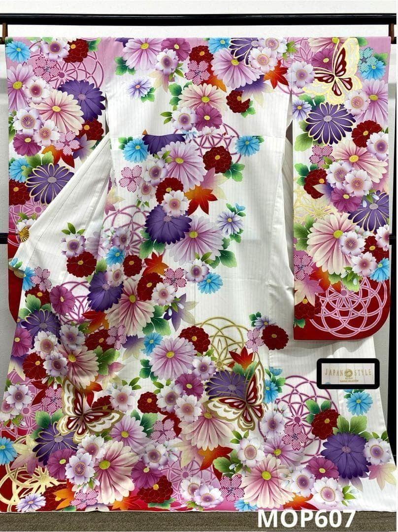 ポリエステル振袖 JAPAN STYLE 金彩 身丈171cm MOP607