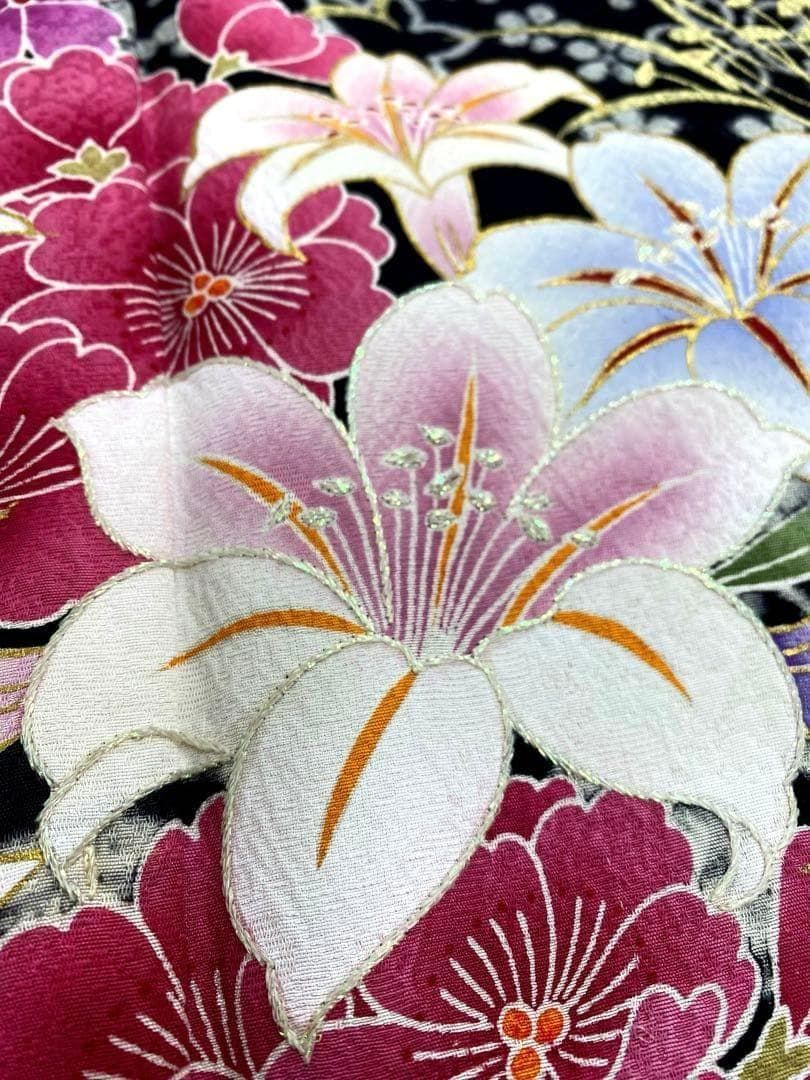 振袖 ラメ刺繍 紋意匠 身丈162cm 撥水加工済 MO3718 振袖 ラメ刺繍 金彩 紋意匠 身丈168cm 撥水加工済 MO3625 - メルカリ
