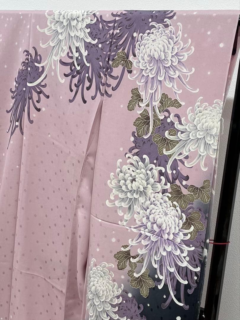 ブランド振袖 仮絵羽 ファイナルステージ 正絹 未仕立て品 八掛付き 