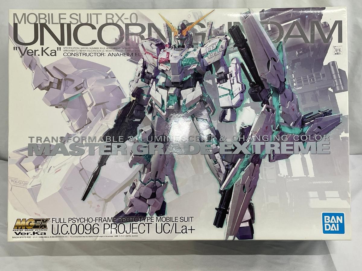 ♪【未開封】ユニコーンガンダム プラモデル 1/100 RX-0 MGEX 機動戦士ガンダムUC Ver.Ka■＊同梱不可