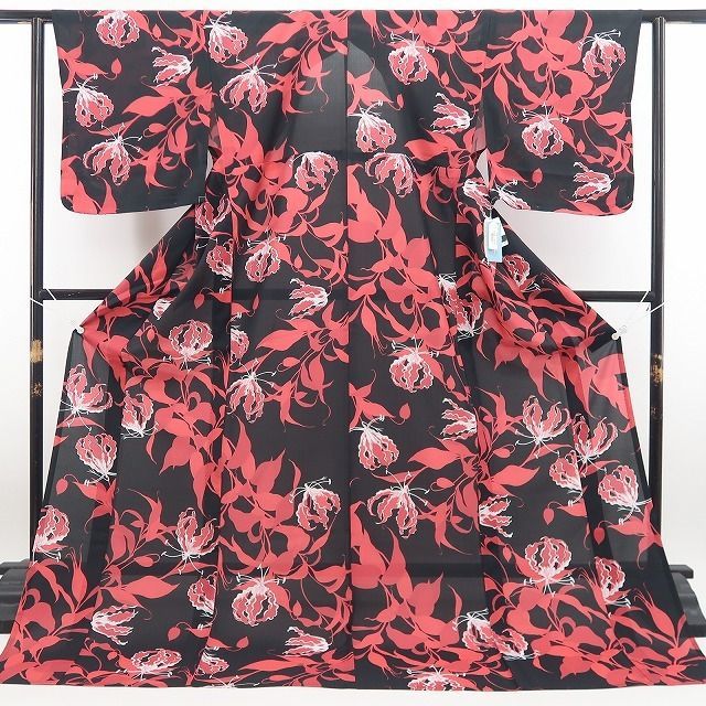新品・浴衣】撫松庵 セオアルファ グロリオサ 洗える夏着物 仕付け糸付