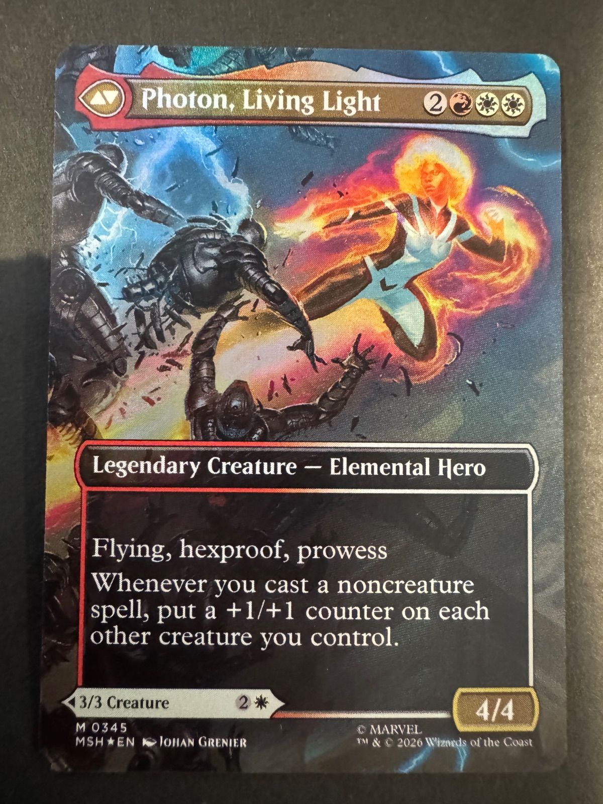 MTG モニカ・ランボー 光の化身、フォトン 英語 foil ボーダーレス MSH