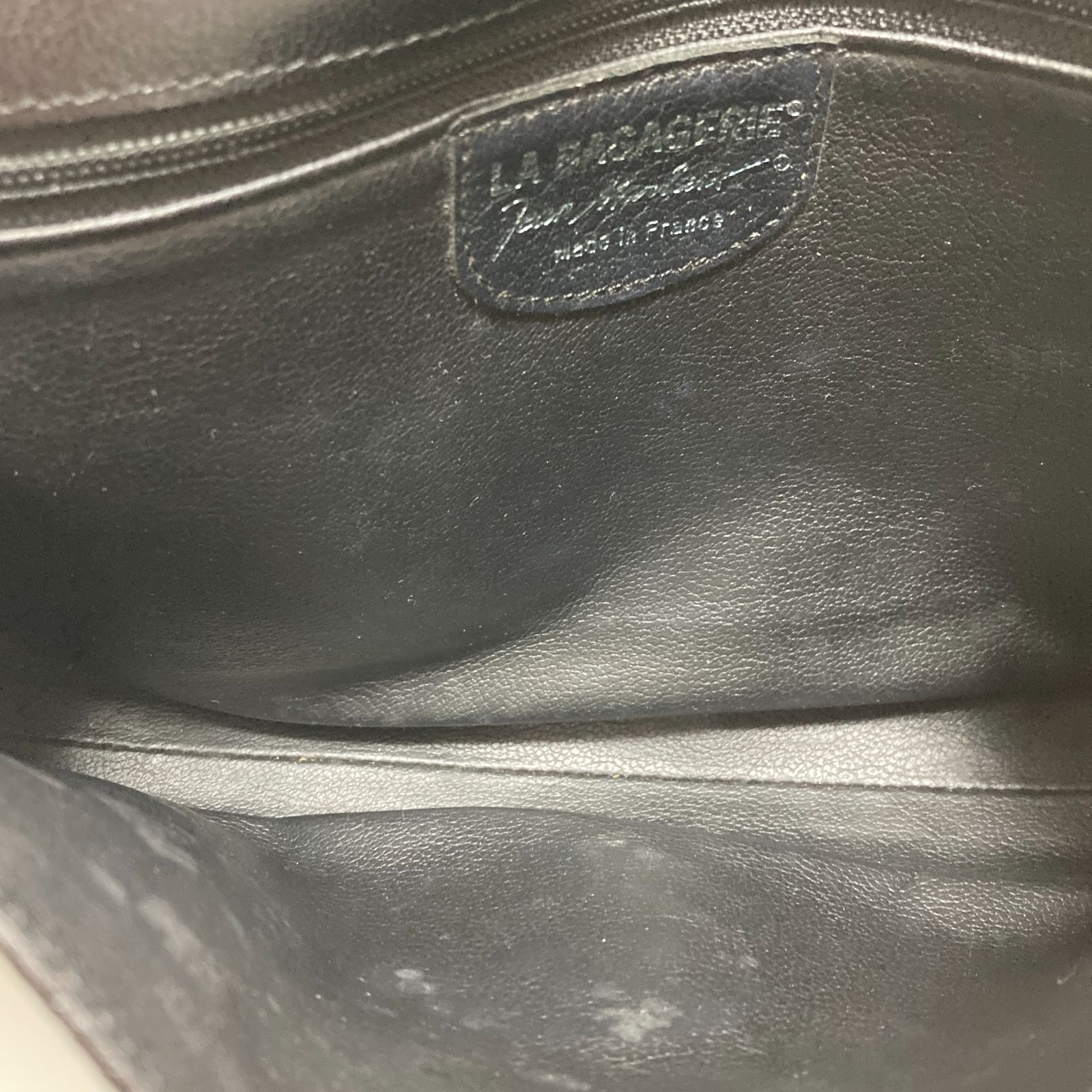 s1092【本革・中古】LA BAGAGERIE ラバガジェリー クラッチバッグ