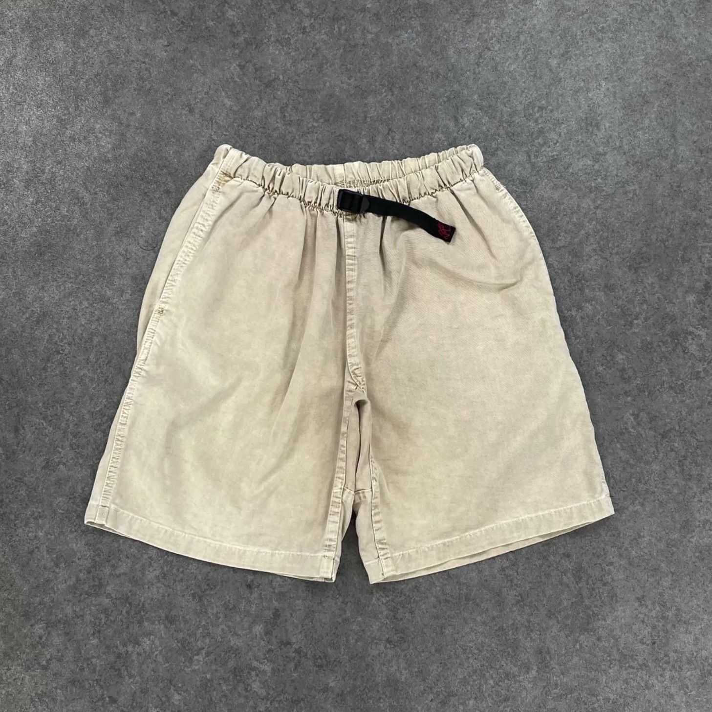 USA製 Gramicci グラミチ クライミングショーツ ハーフパンツ ショートパンツ コットン ベージュ系 ヴィンテージ ビンテージ