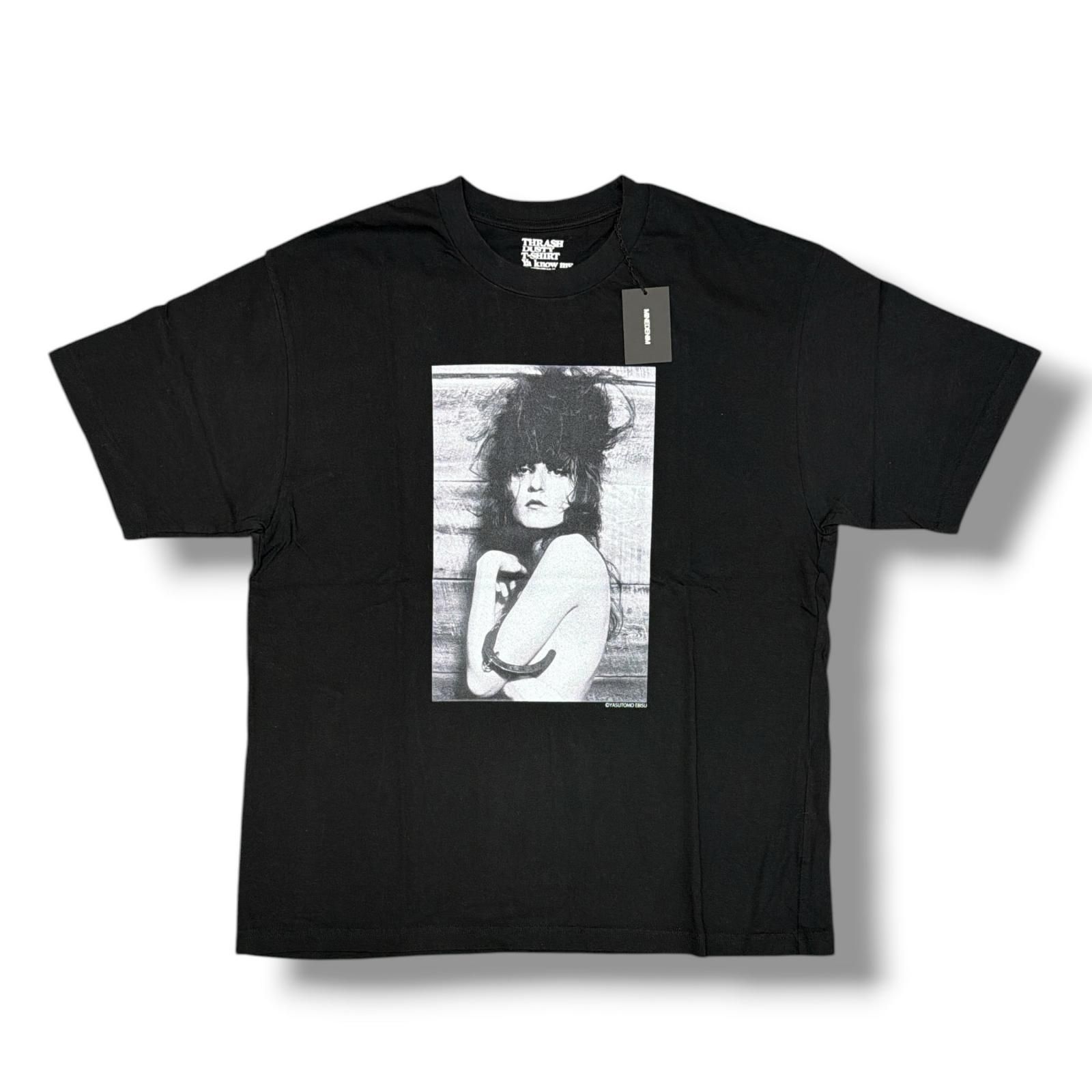 参考上代17600円 未使用 MINEDENIM 25AW Stie-lo × Irina.L Sideways figure T-SH コラボTシャツ カットソー マインデニム 25MND-STL007 ブラック L （1164M）