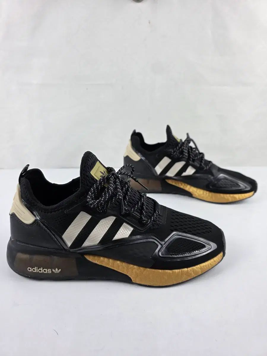 빈트로^280 adidas アディダス ZX 2K ブースター ブラック GOLD メタル