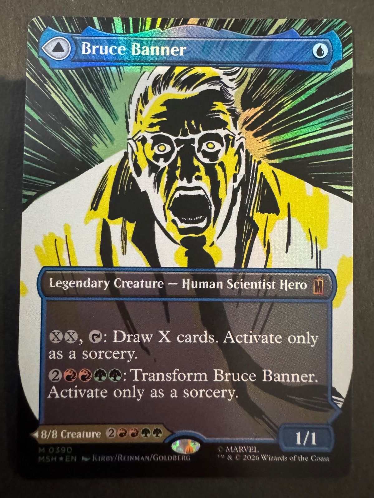 MTG ブルース・バナー インクレディブル・ハルク 英語 foil ボーダー
