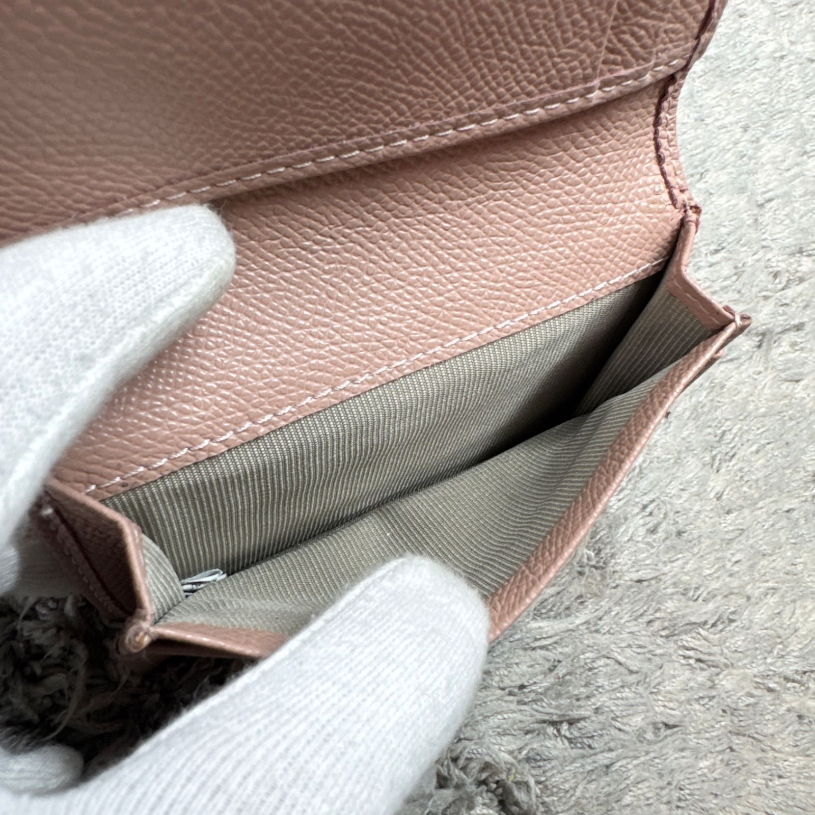 美品】FURLA フルラ 名刺入れ カードケース レザー 薄ピンク - メルカリ