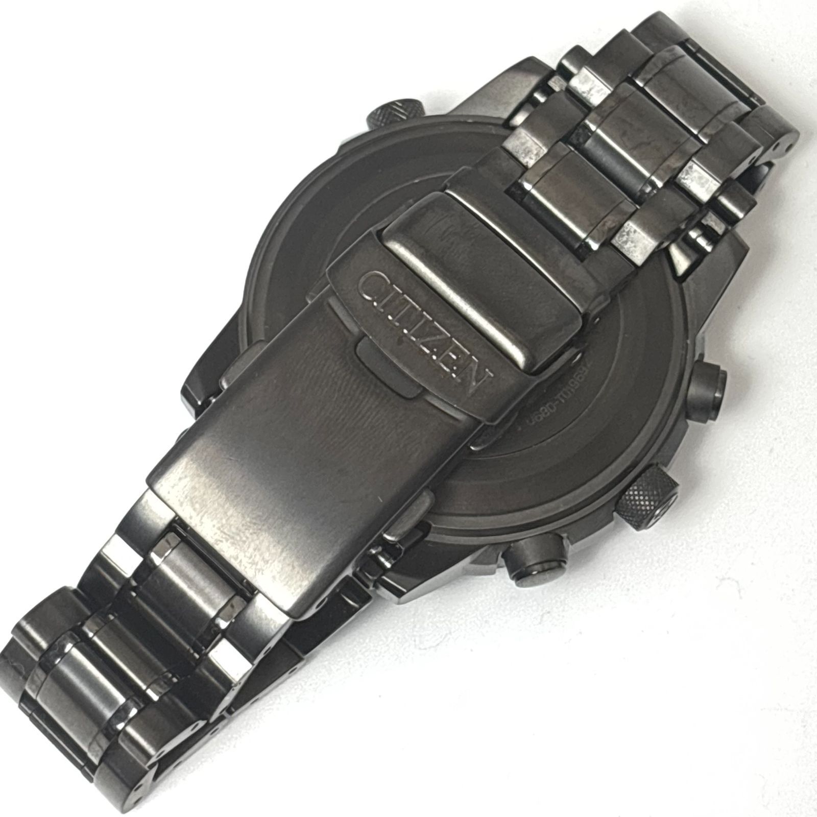 稼働品 シチズン CITIZEN JY8025-59E/U680-T019692 プロマスター スカイ クロノグラフ ソーラー電波 メンズ