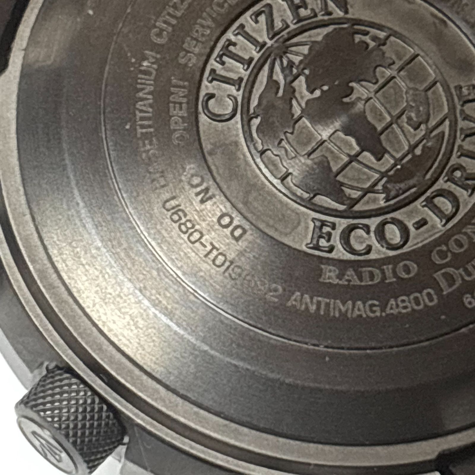 稼働品 シチズン CITIZEN JY8025-59E/U680-T019692 プロマスター スカイ クロノグラフ ソーラー電波 メンズ