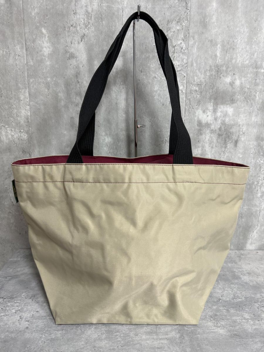 Herv Chapelier エルベシャプリエ ナイロン 舟型 トート バッグ sizeF/ベージュ ■■◎レディース