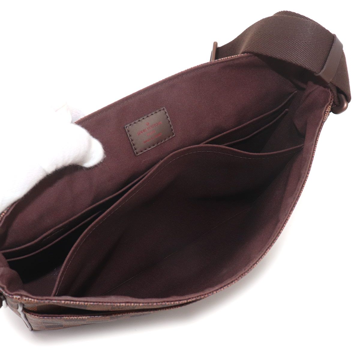 新品同様 ルイ ヴィトン LOUIS VUITTON ダミエ ディストリクト MM