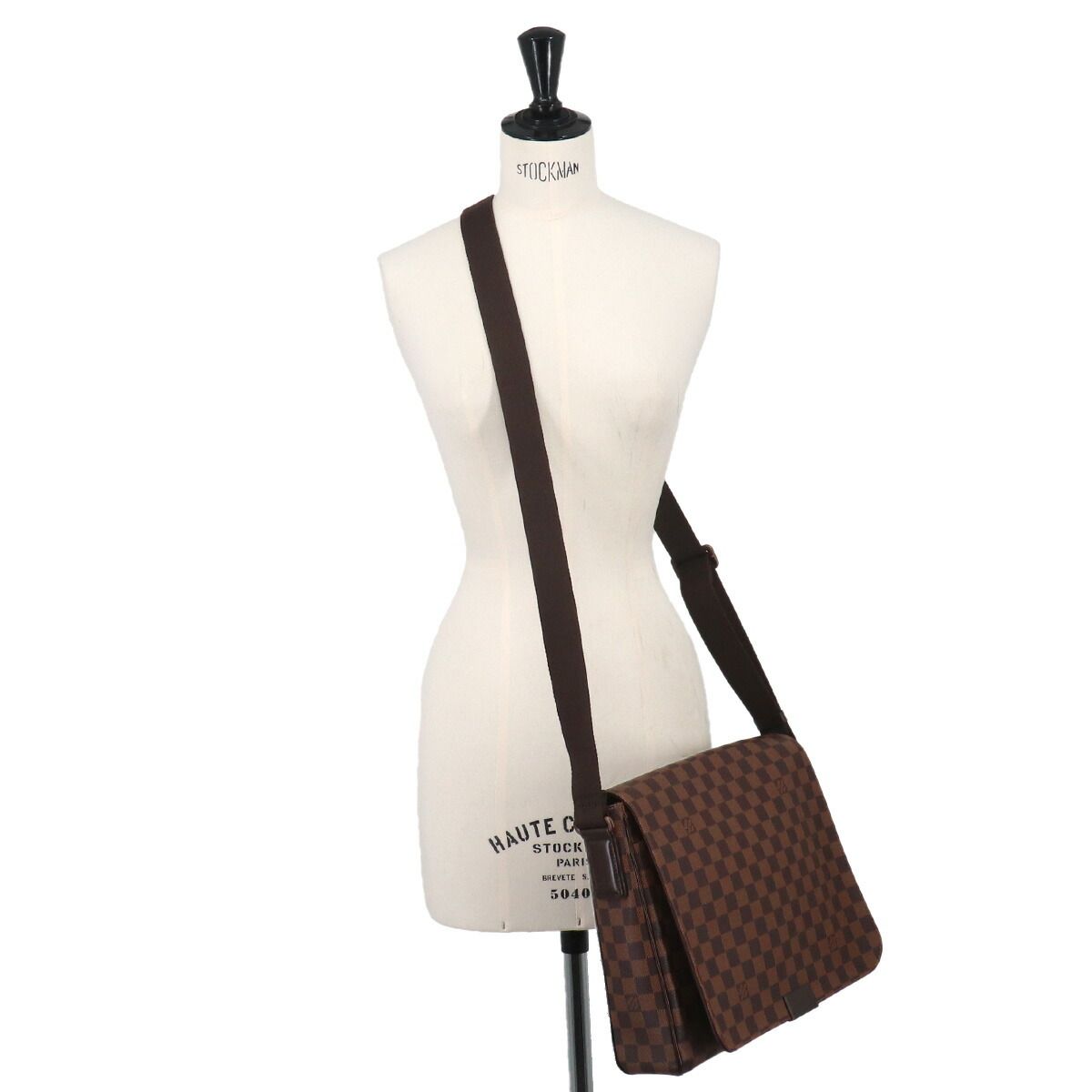 新品同様 ルイ ヴィトン LOUIS VUITTON ダミエ ディストリクト MM