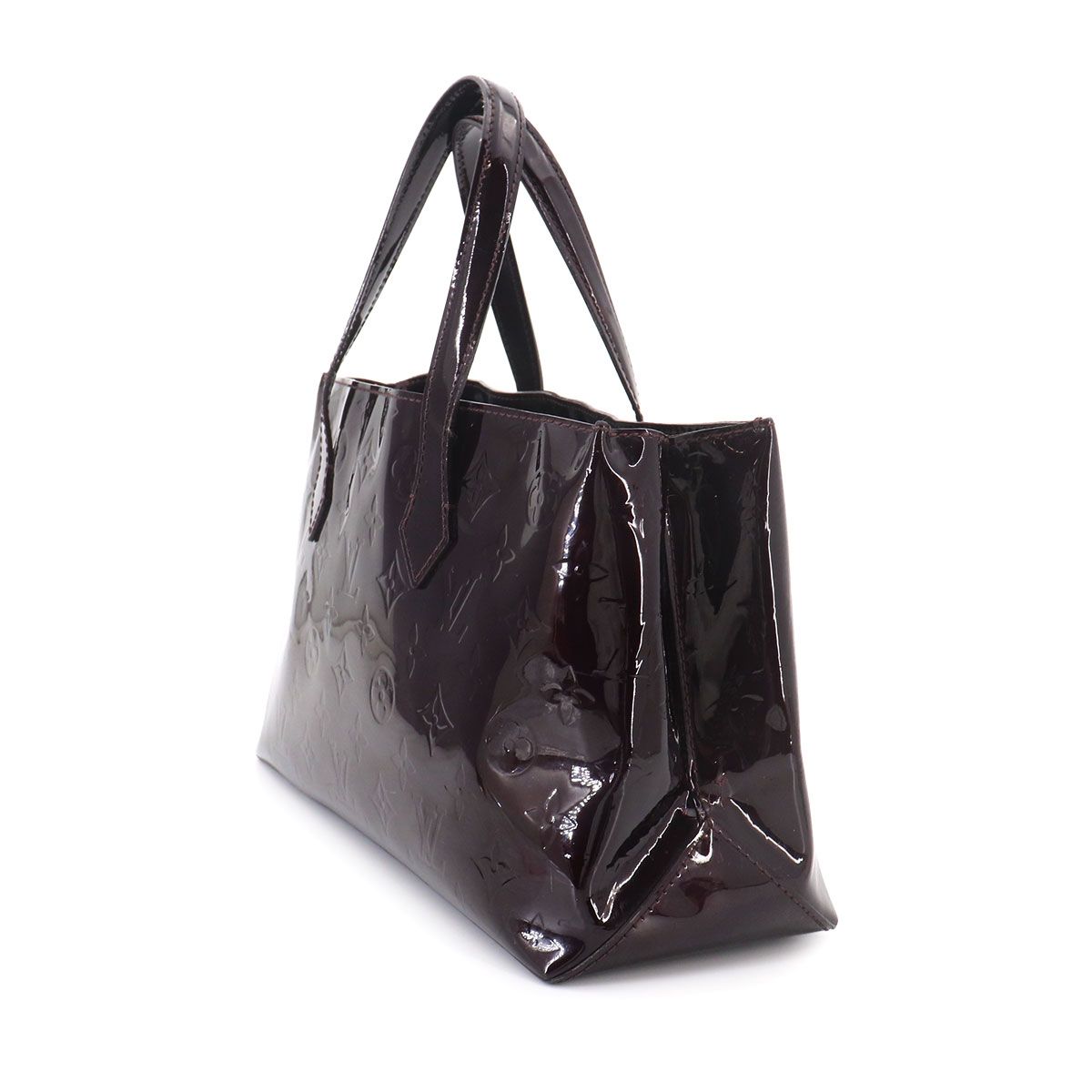 ルイ ヴィトン LOUIS VUITTON モノグラム ヴェルニ ウィルシャー PM