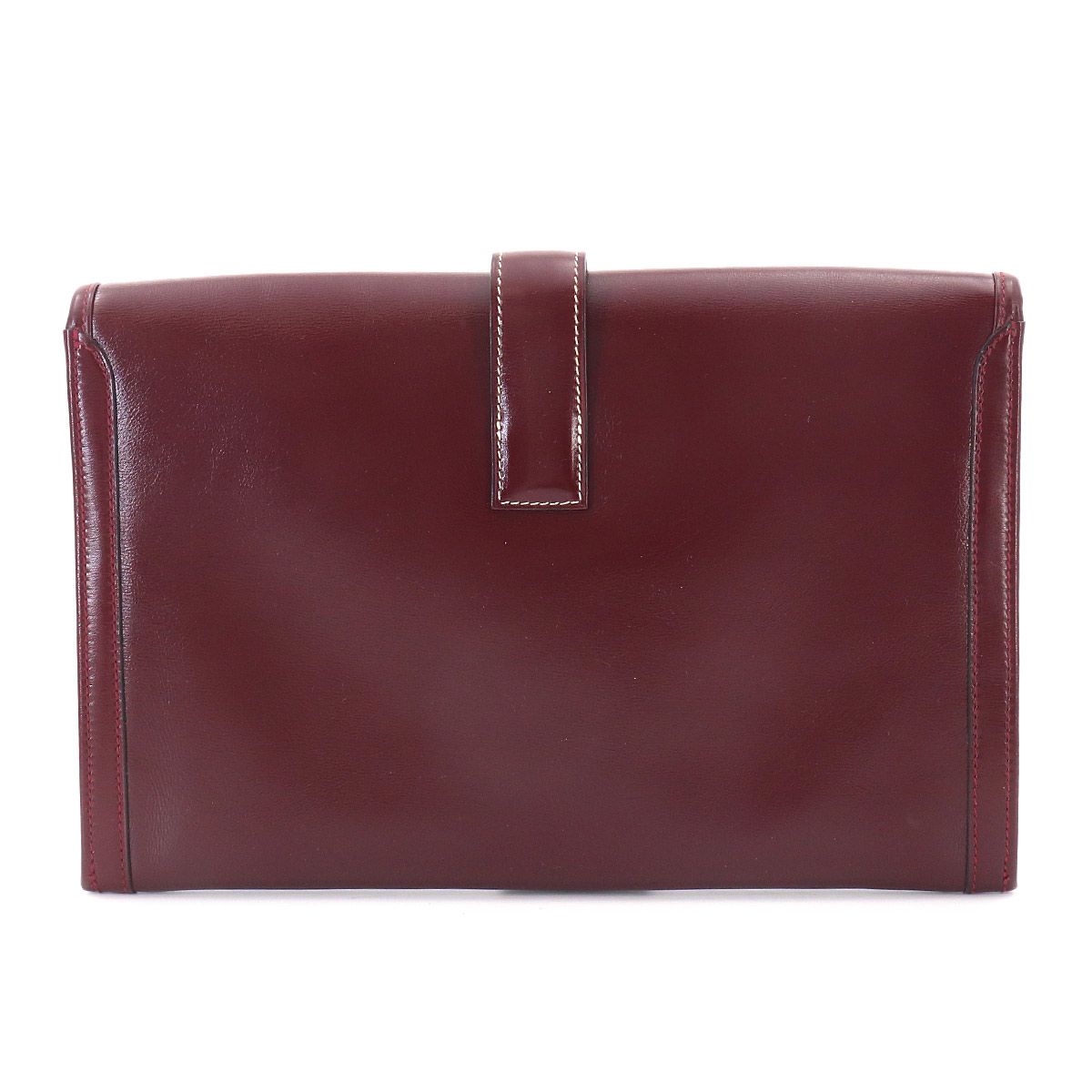 新品同様 エルメス HERMES ジジェ PM クラッチ バッグ ボックスカーフ