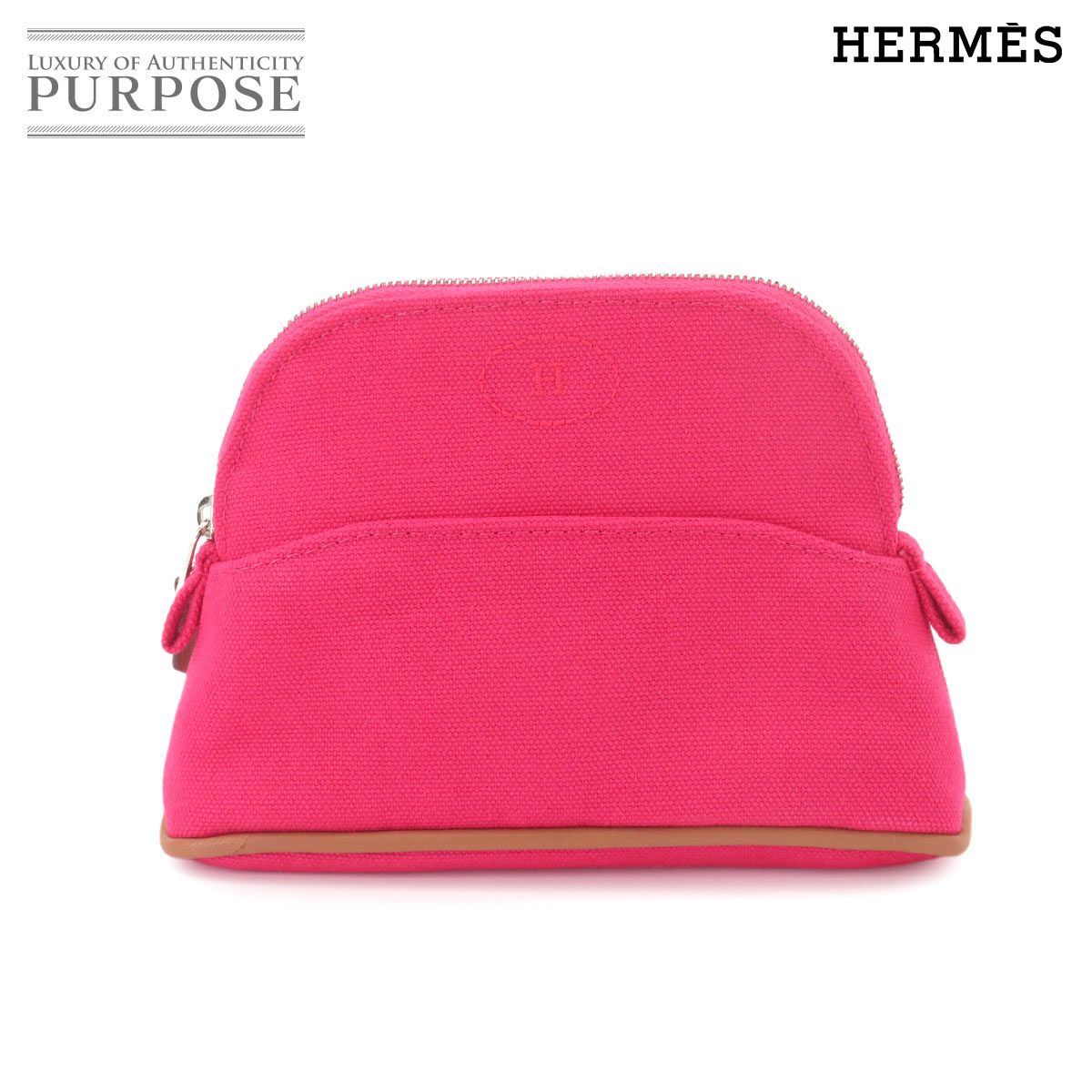 未使用 展示品 エルメス HERMES ボリード ポーチ ミニミニ コットン