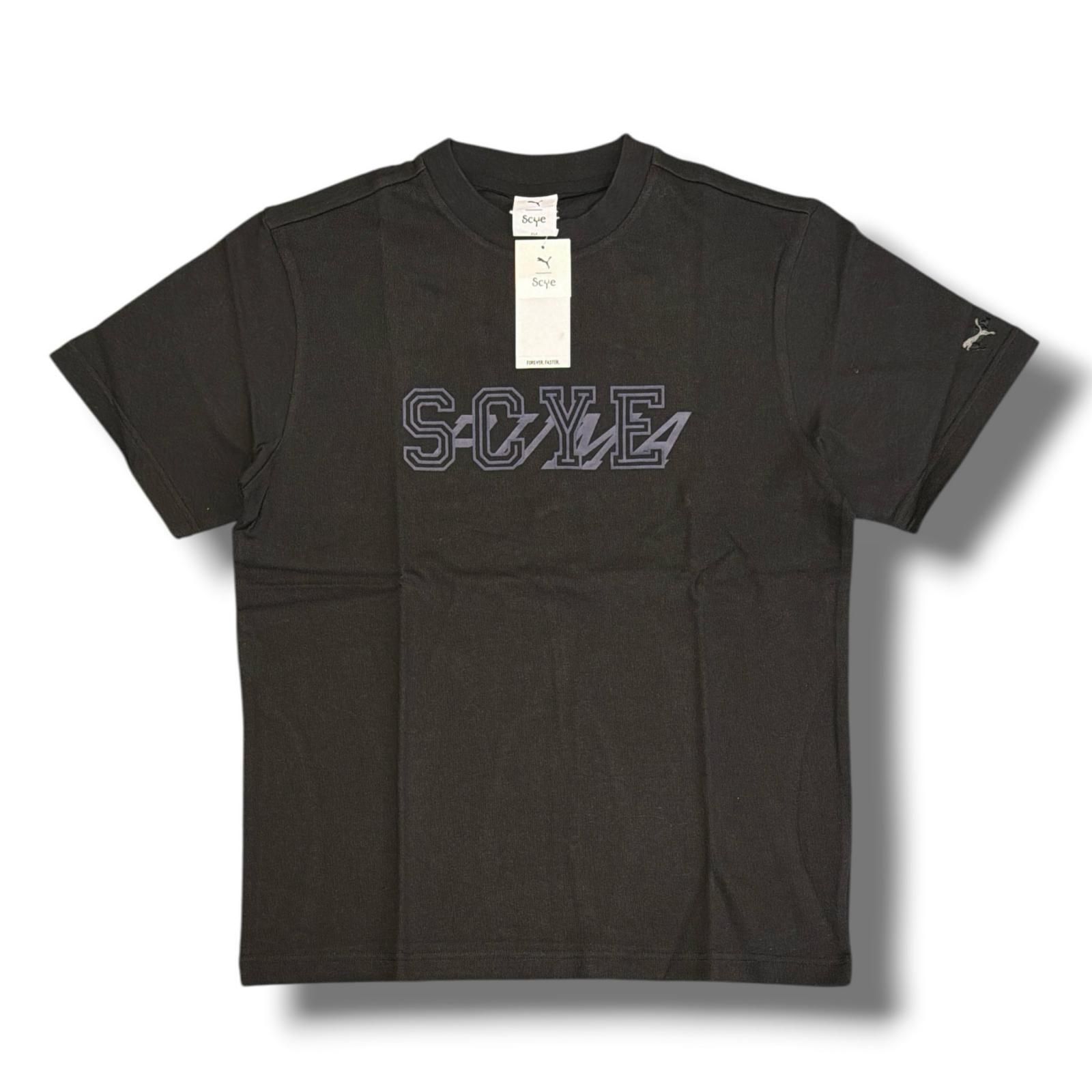 プーマ×SCYE 　 FOOTBALL SHIRT　Lサイズ　未使用 参考上代8250円 未使用 Scye × PUMA 25SS Logo T-Shirt ロゴTシャツ
