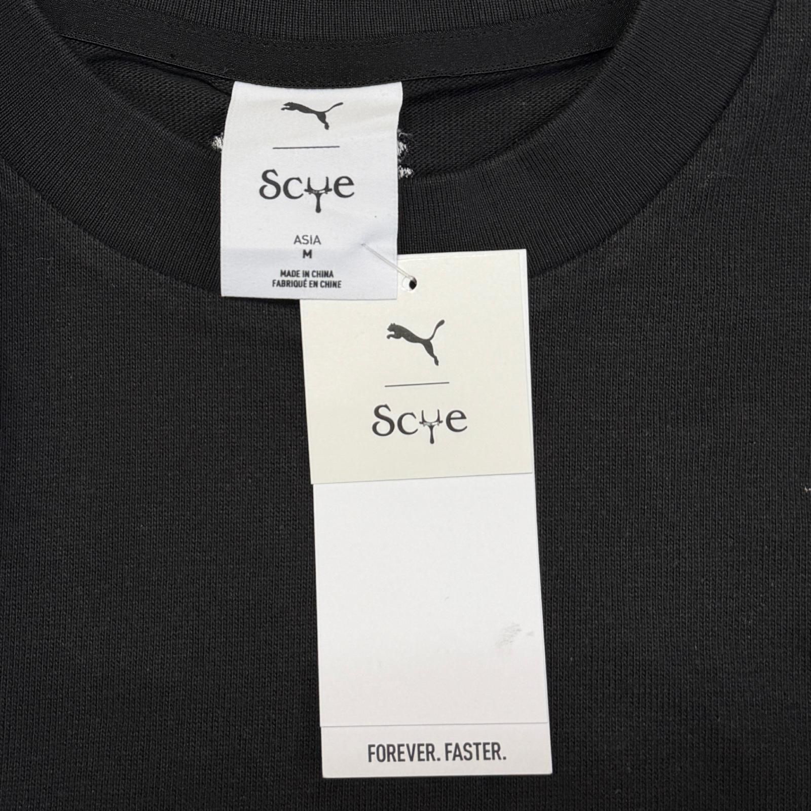 参考上代8250円 未使用 Scye × PUMA 25SS Logo T-Shirt ロゴTシャツ