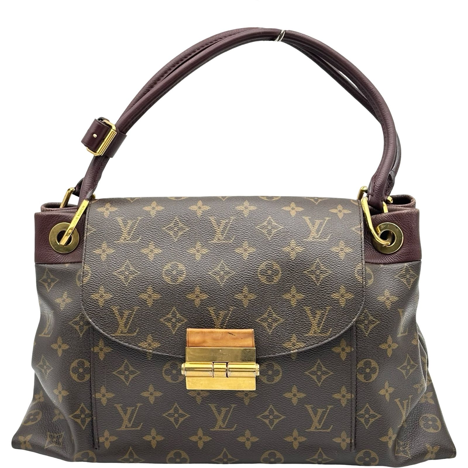 ルイ・ヴィトン LOUIS VUITTON オランプ M40926 ブラウン モノグラムキャンバス レディース ショルダーバッグ