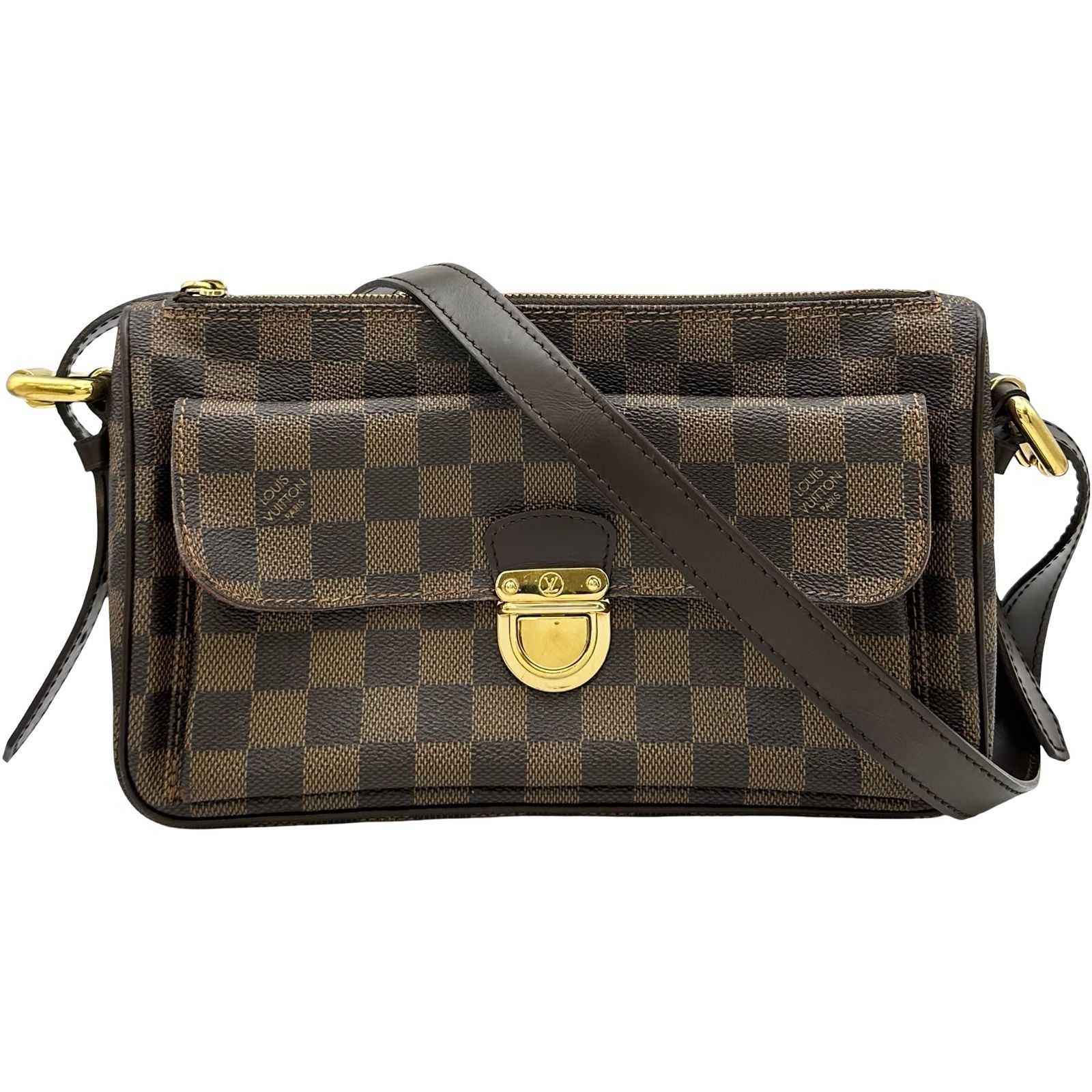 ルイ・ヴィトン LOUIS VUITTON ラヴェッロGM N60006 ブラウン ダミエキャンバス レディース ショルダーバッグ