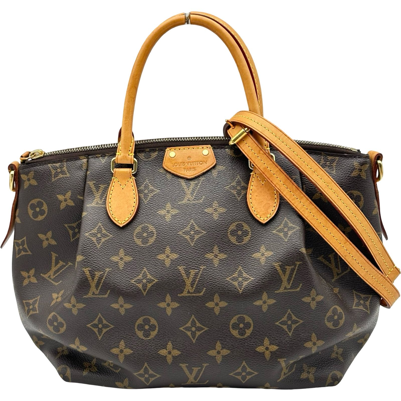 ルイ・ヴィトン LOUIS VUITTON テュレンPM M48813 ブラウン モノグラムキャンバス レディース ショルダーバッグ