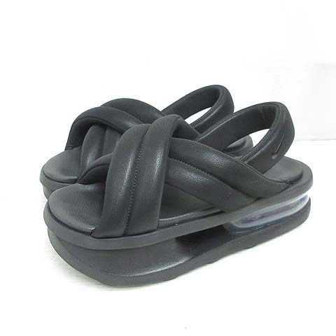 ナイキ NIKE FJ5929-003 W AIR MAX ISLA SANDAL ウィメンズ エア マックス アイラ サンダル ストラップ 厚底 24cm 黒 ブラック シューズ 靴