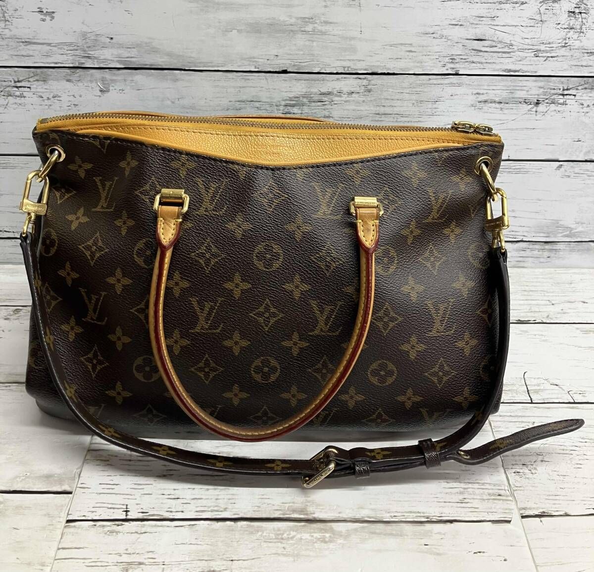 LOUIS VUITTON／モノグラム SP2183／パラスMM バッグ
