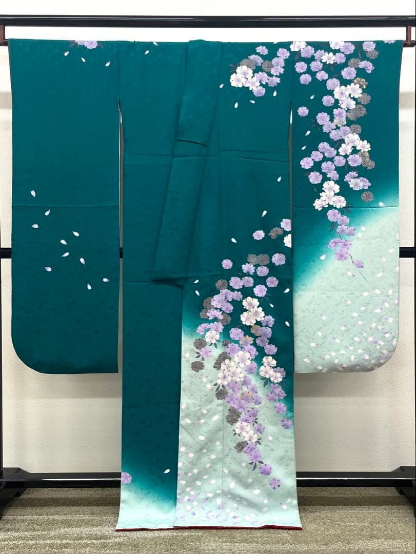 振袖 金彩 銀彩 紋意匠 桜 身丈164cm 撥水加工済 MO3715 振袖 金彩 銀彩 紋意匠 桜 身丈164cm 撥水加工済 MO3715 - メルカリ