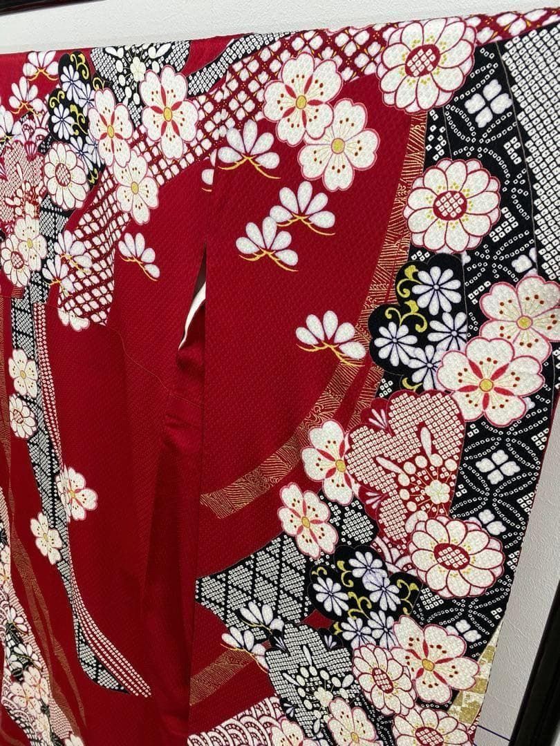 振袖 金駒 金彩 ふくれ織 身丈169cm 撥水加工済 MO3682 - メルカリ