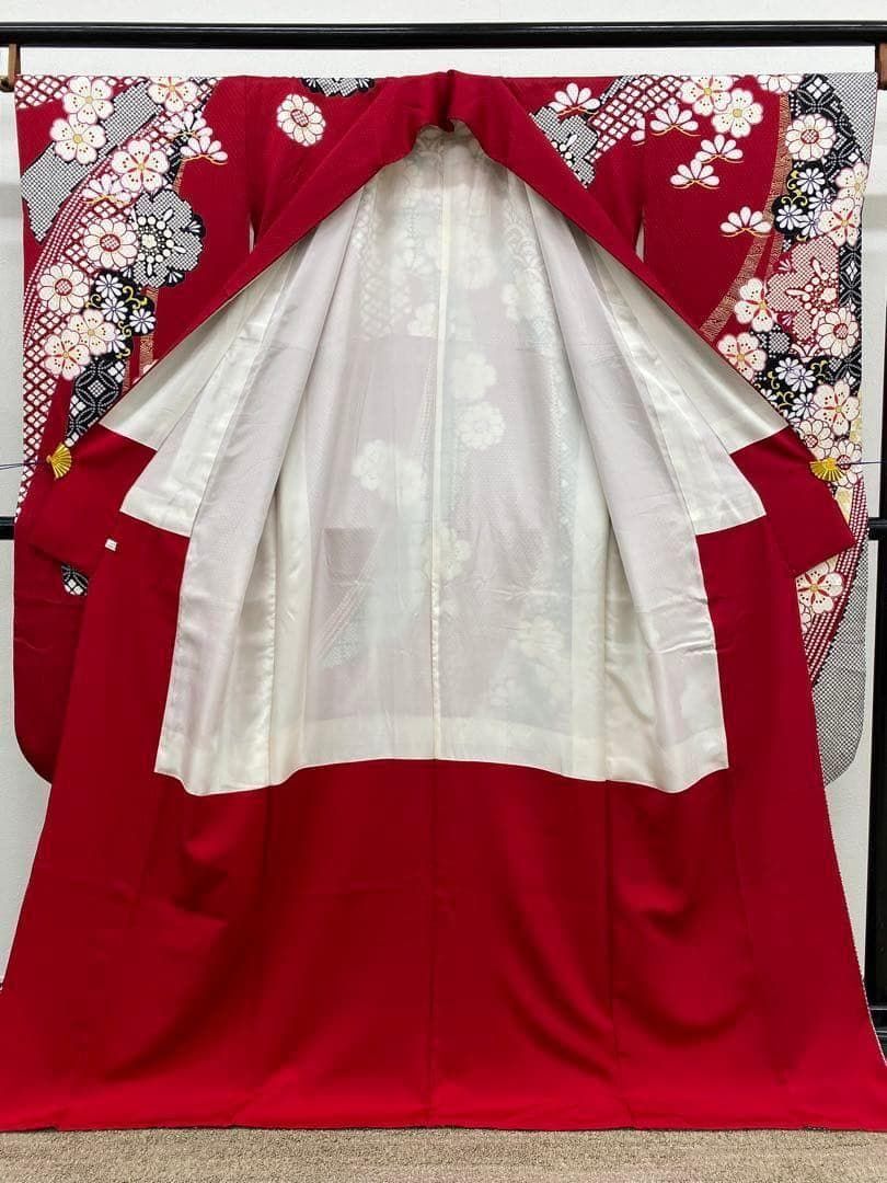 振袖 金駒 金彩 ふくれ織 身丈169cm 撥水加工済 MO3682 - メルカリ