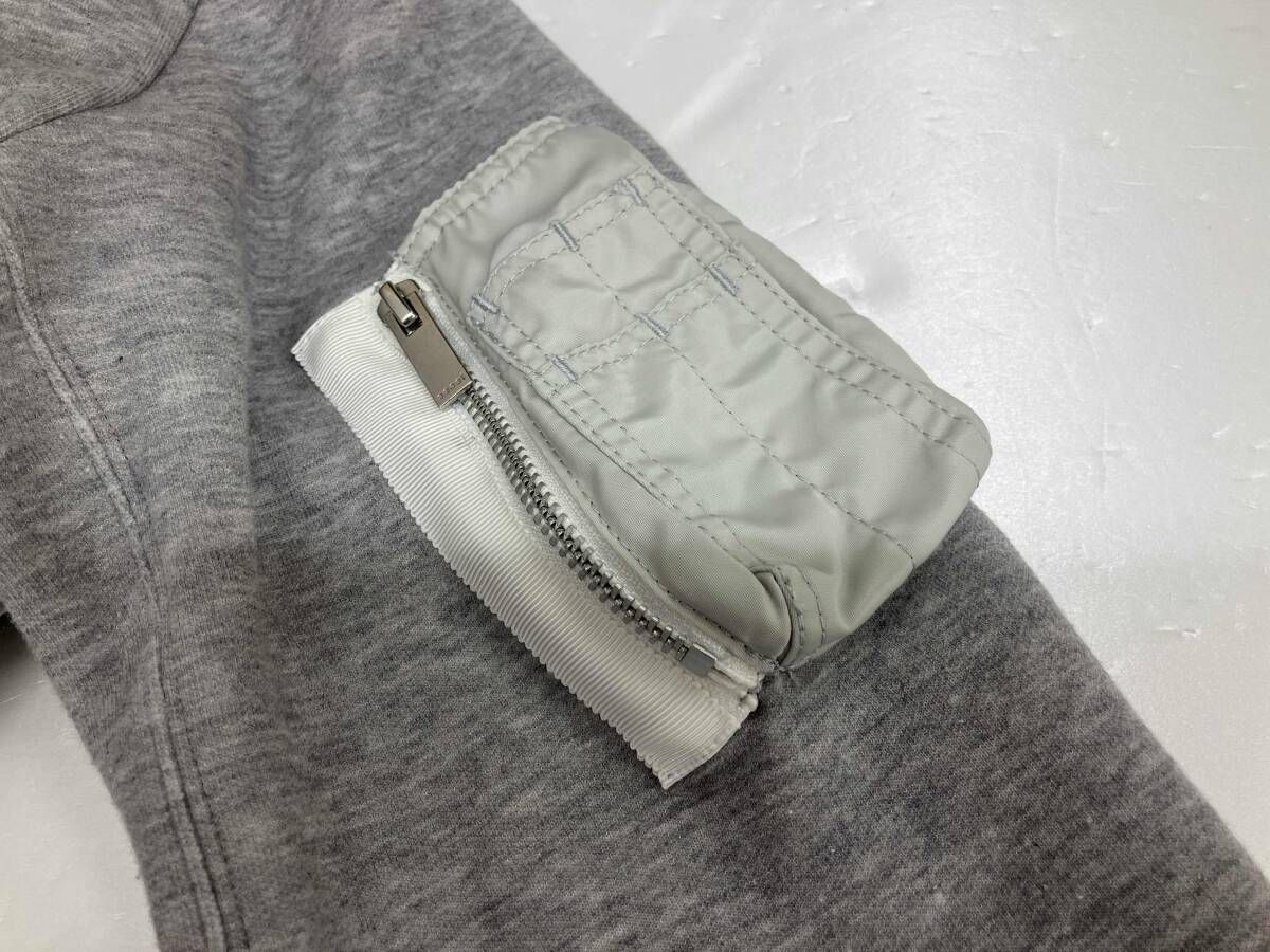 sacai サカイ ビスチェドッキング ダブルジップ シフォン スポンジ