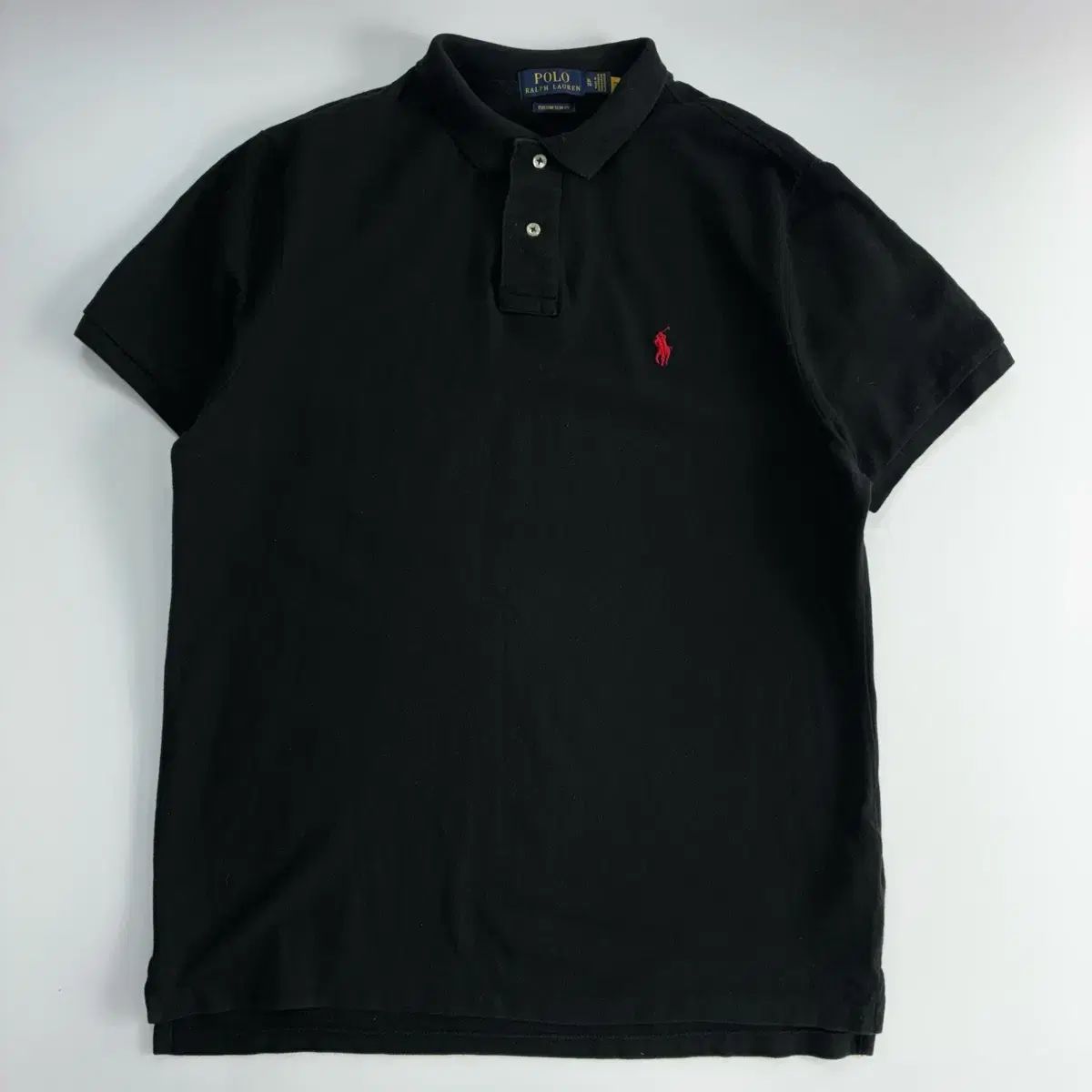 POLO RALPH LAUREN ポロ ラルフローレン 新モデル 刺繍 コットン KARA ブラック 半袖Tシャツ
