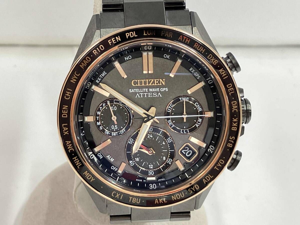 CITIZEN シチズン ATTESA アテッサ F950-0029S0C 492031680 GPSソーラー 箱(内箱)付き 腕時計