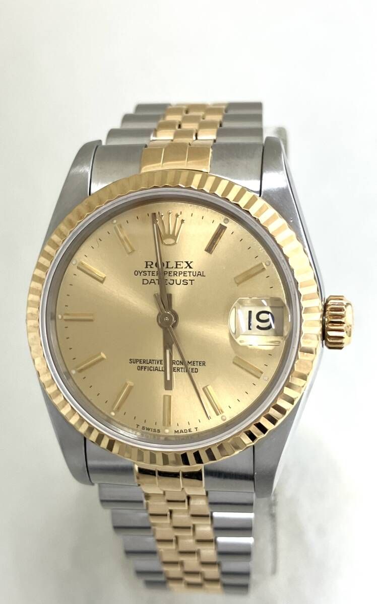 ROLEX DATE JUST 68273 L84＊＊＊＊ 自動巻き メンズ腕時計 ロレックス デイトジャスト
