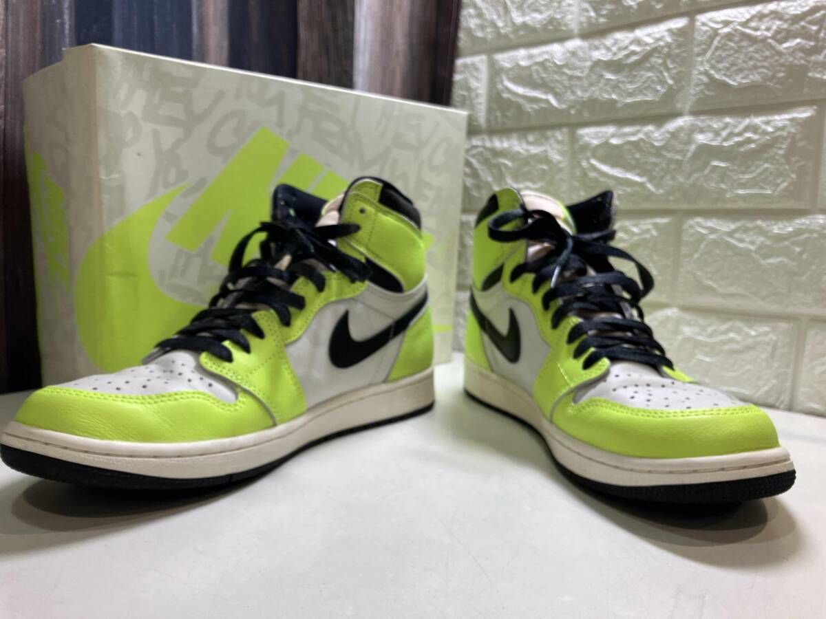 NIKE ナイキ Air Jordan 1 High OG 'Volt/Visionaire' 555088-702 スニーカー サイズ27.5