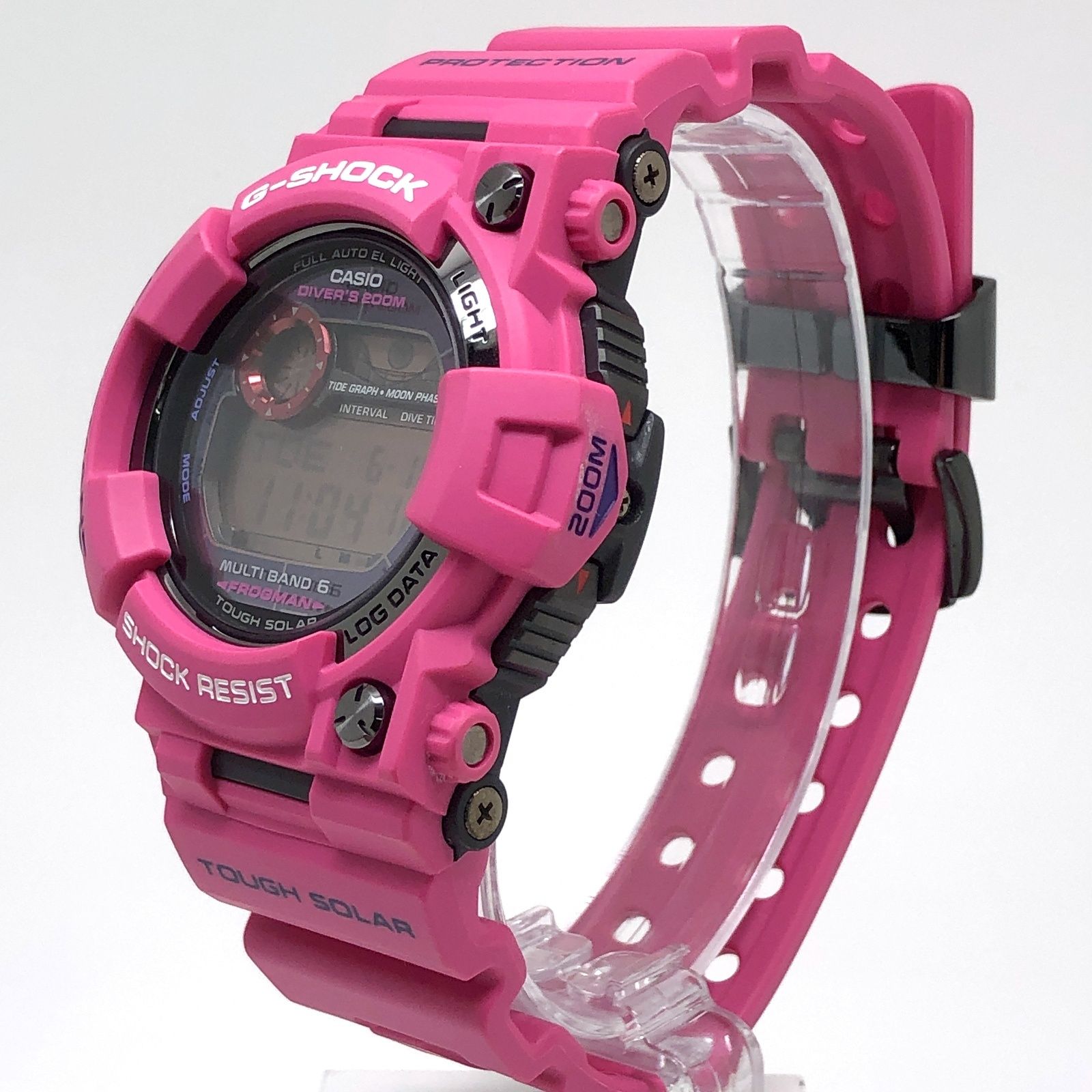 G-SHOCK ジーショック GWF-1000SR-4 フロッグマン メンインサンライズパープル 電波ソーラー ピンク 2015年10月発売 G-SHOCK ジーショック GWF-1000SR-4 フロッグマン メンインサンライズ