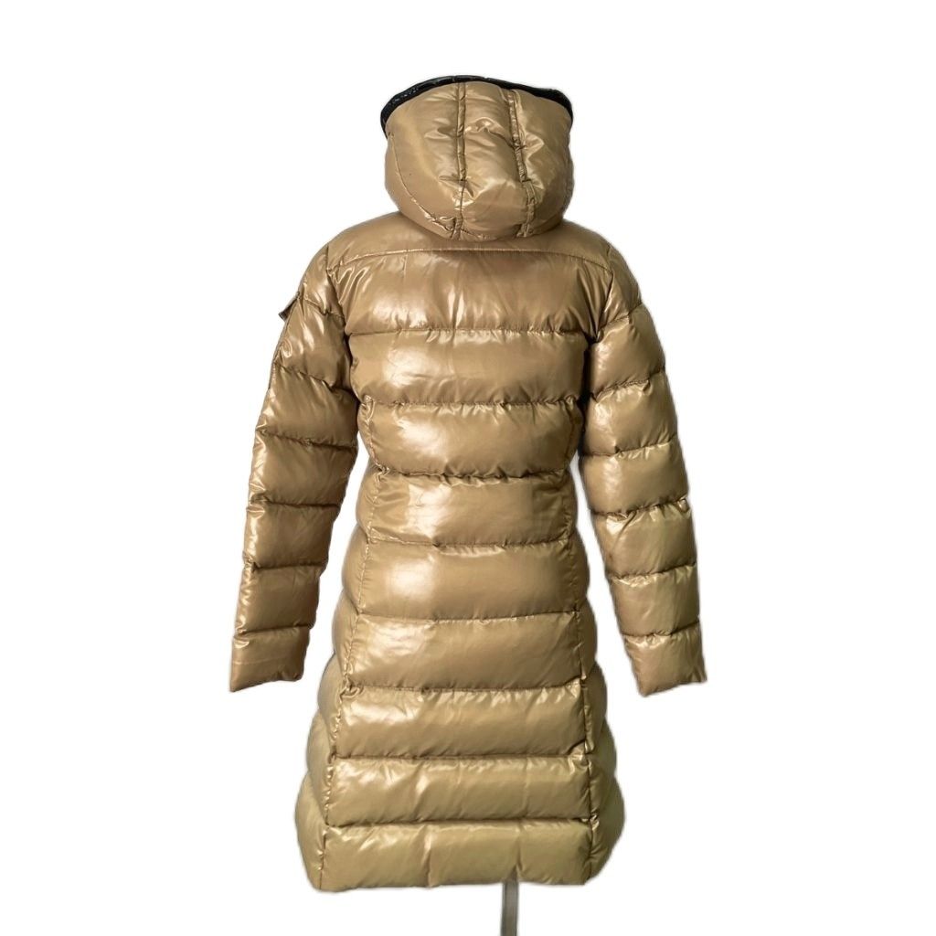 良品 モンクレール MONCLER MOKA GIUBBOTTO ダウンコート0 モンクレール MONCLER MOKA ダウンコート ロング 0 ベージュ □GY06