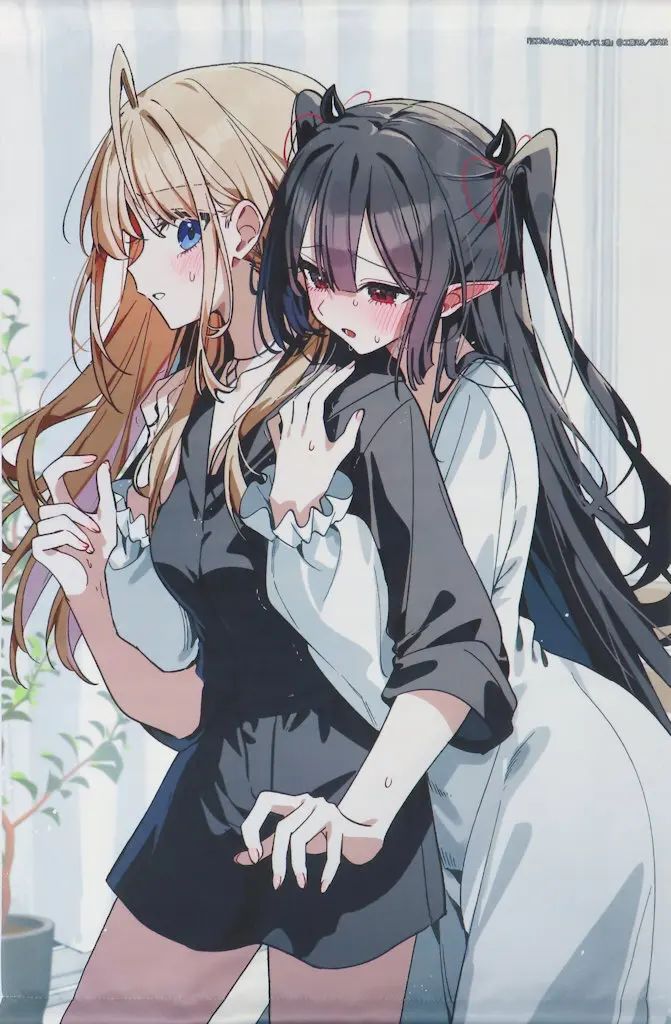 中古】タペストリー [単品] 江口ヒビキ＆夜咲ミア 描き下ろしB2 