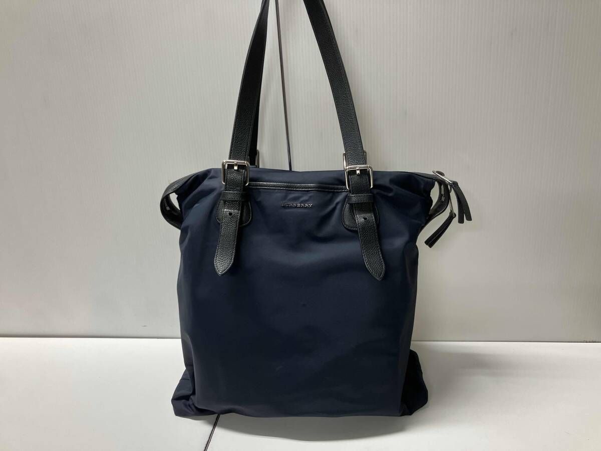 BURBERRY バーバリー 8019900トートバッグ ネイビー 紺