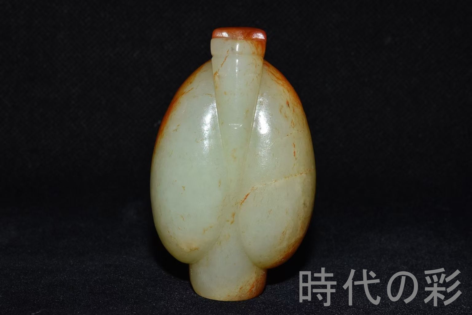 【翁仲像】中国古美術・旧家蔵出・和田玉彫「翁仲像」古玉・守護神像・人物玉雕・骨董品・古玩・時代物・R08061612