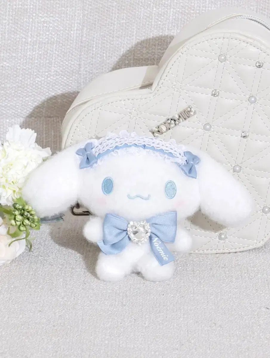 シナモロール ぬいぐるみ ハート リボン キーホルダー