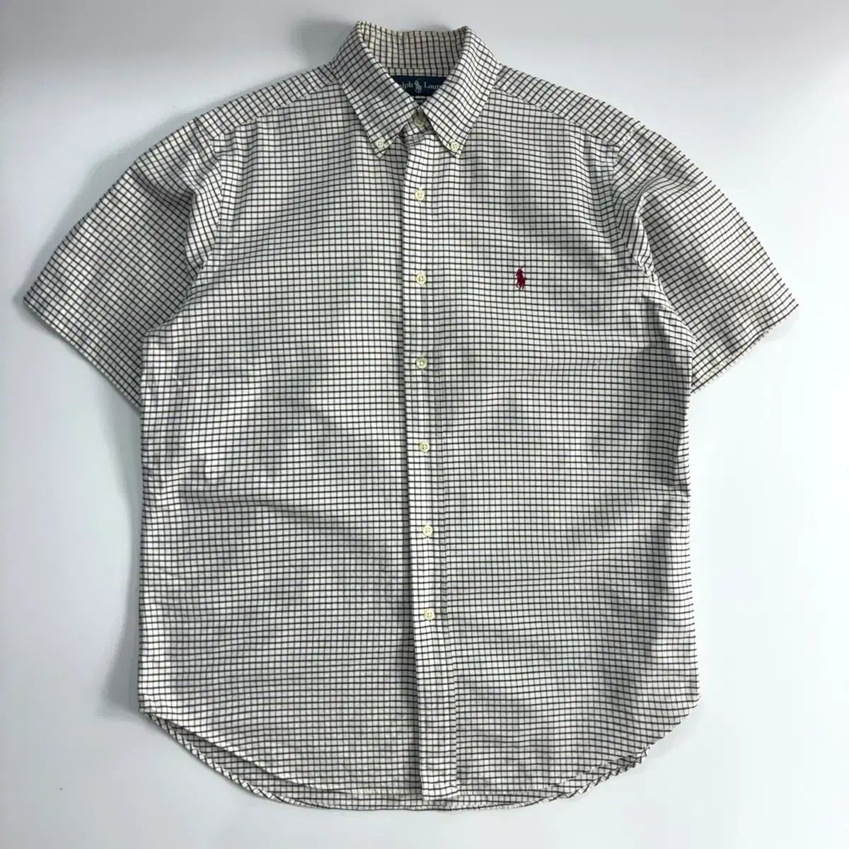 Polo ポロ ラルフローレン 刺繍 コットン CHECK 半袖 シャツ