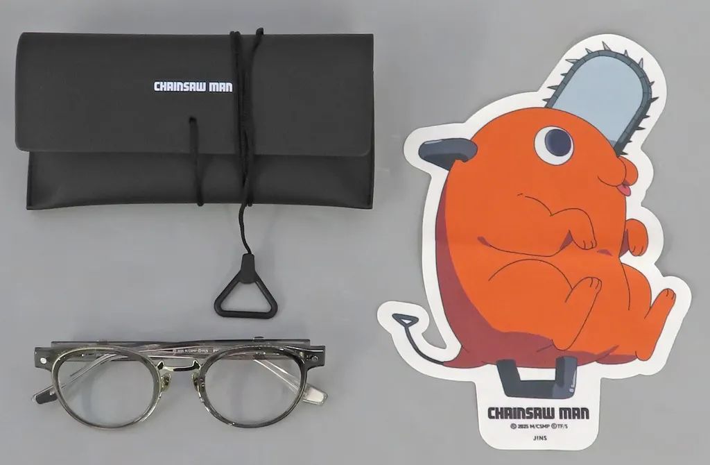 【中古】眼鏡・サングラス パワーモデル メガネ 「チェンソーマン×JINS」