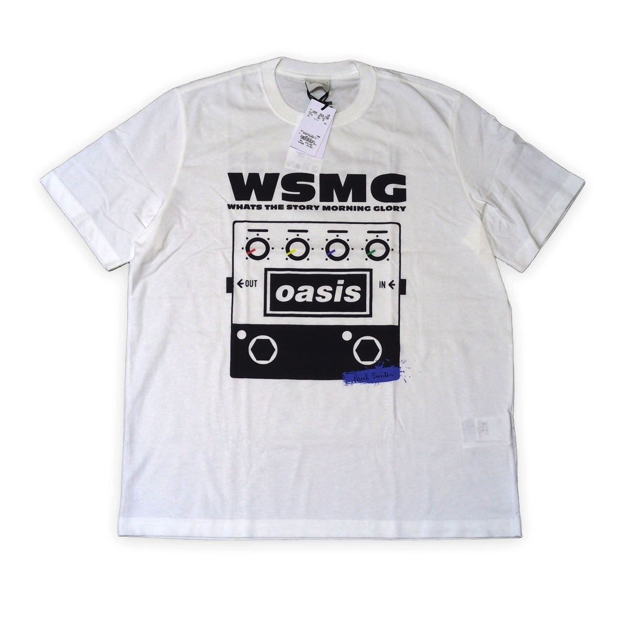 Paul Smith ポールスミス oasis WSMG プリントTee オアシス 未使用 半袖 TOPS タグ付き 6,417円