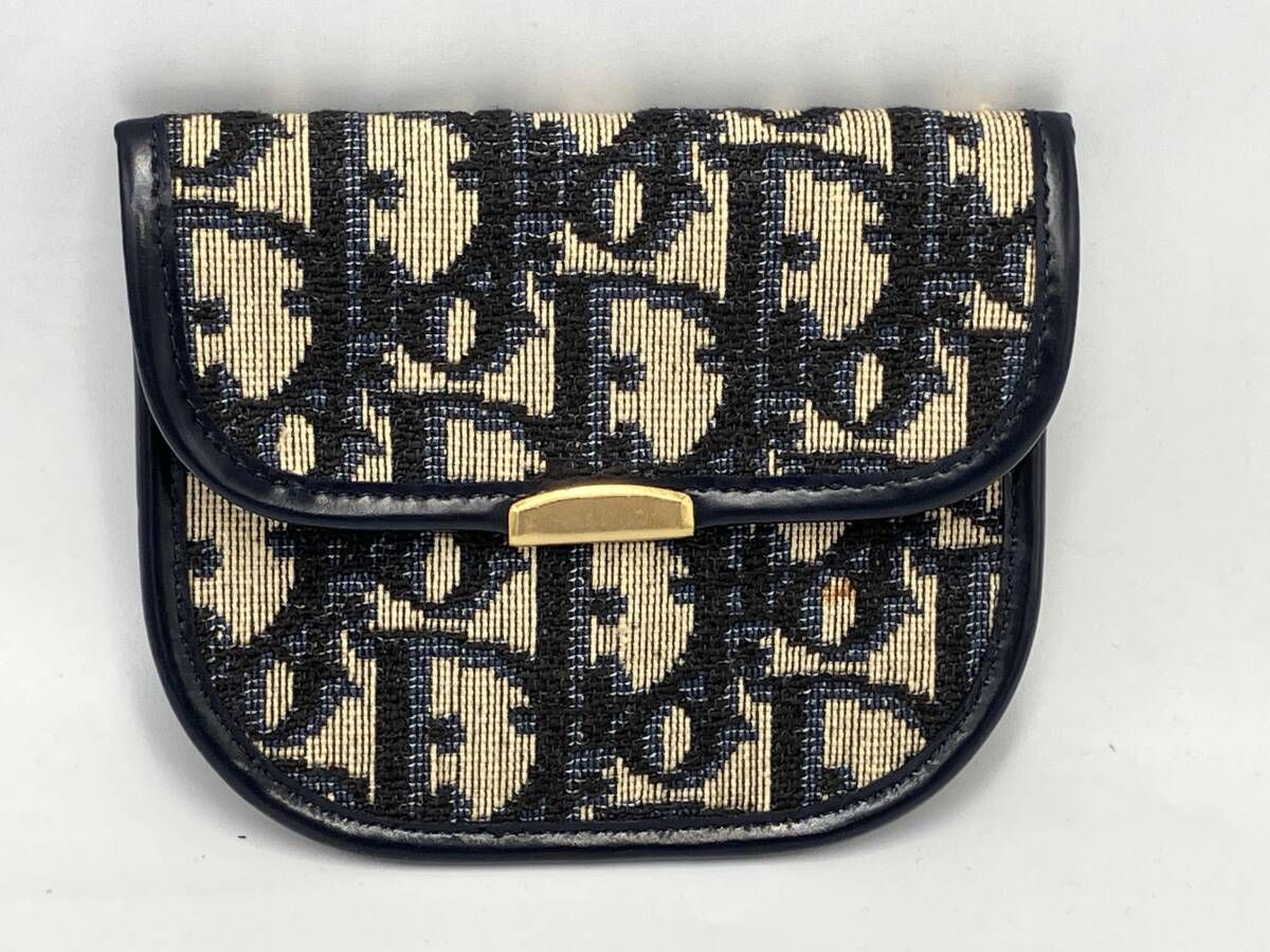 Christian Dior トロッター柄コインケース クリスチャンディオール