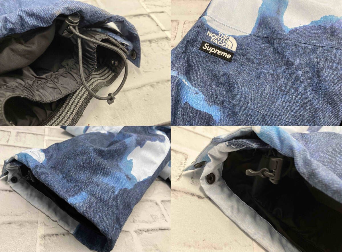 Supreme×THE NORTH FACE/Bleached Denim Print Mountain Pant/Sサイズ 