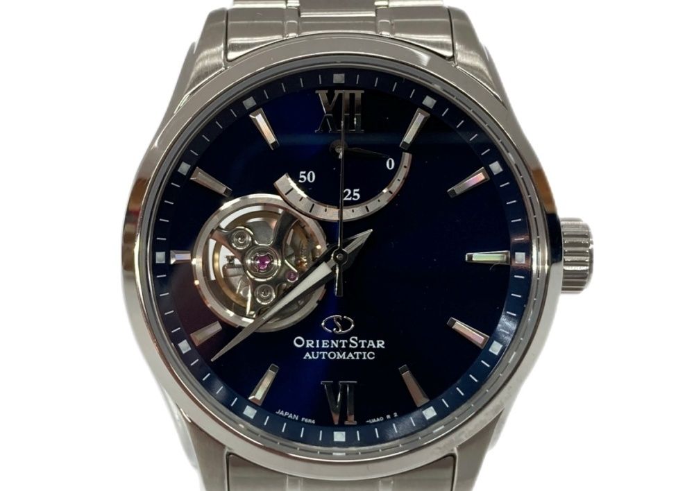 オリエントスター ORIENT STAR Contemporary Semi Skeleton コンテンポラリー セミ スケルトン 10気圧防水 自動巻き 腕時計 ウォッチ 銀 F6R4-UAA0 メンズ腕時計シルバー 104T-54