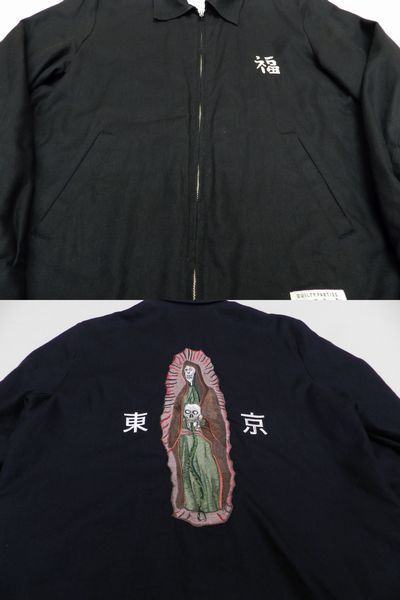 △☆ワコマリア 刺繍ベトジャン マリア 東京 サイズM ブラック WACKO